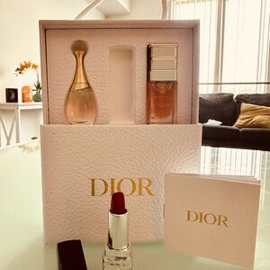 Dior Gold and Red Beauty Set